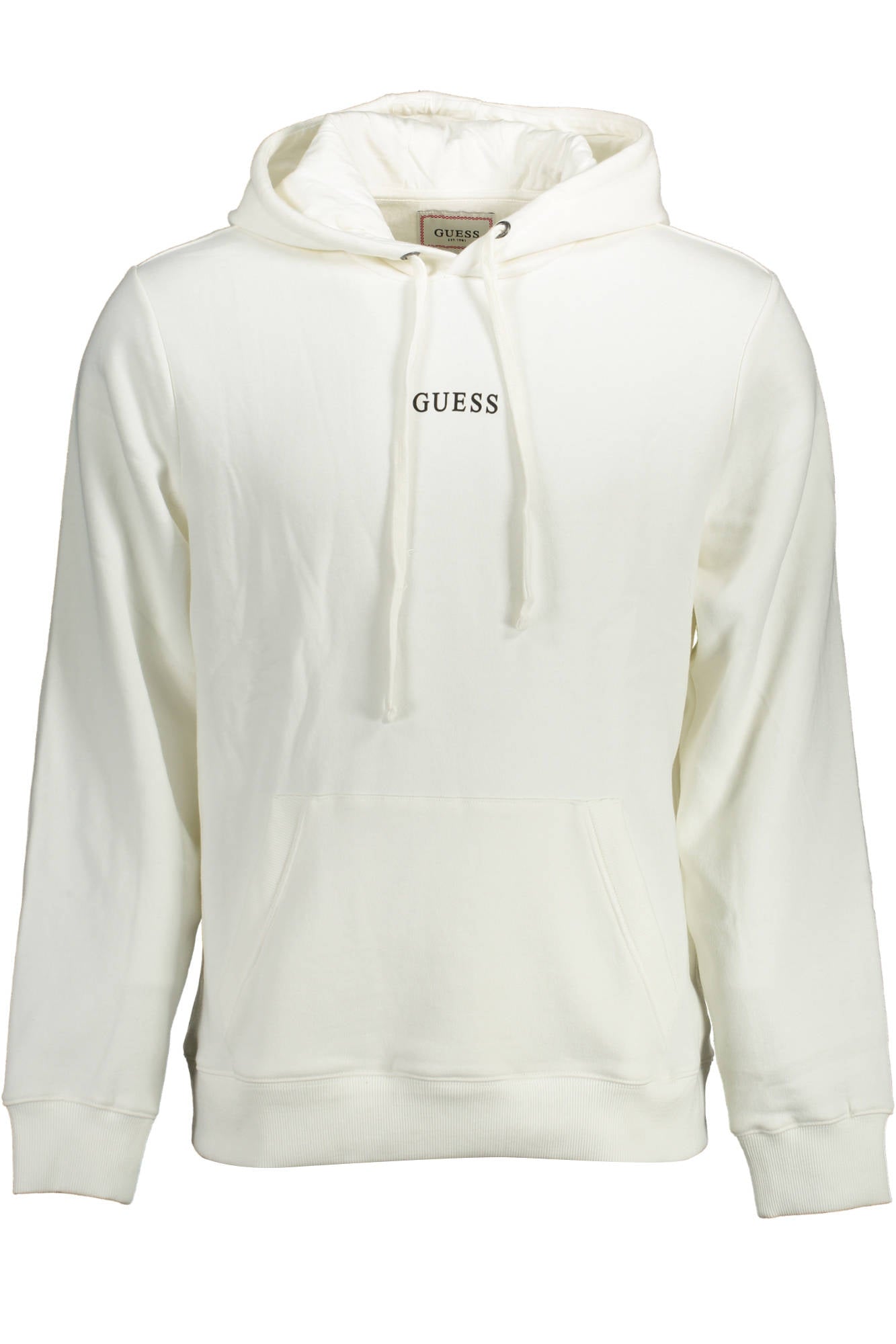 "GUESS JEANS FELPA SENZA ZIP UOMO BIANCO"