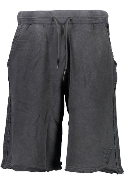 "GUESS JEANS PANTALONE BERMUDA UOMO NERO"