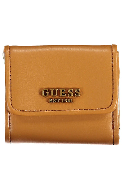 "GUESS JEANS PORTAFOGLIO DONNA MARRONE"