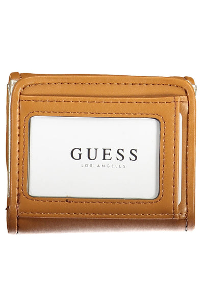 "GUESS JEANS PORTAFOGLIO DONNA MARRONE"