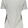 "GUESS JEANS T-SHIRT MANICHE CORTE DONNA GRIGIO"