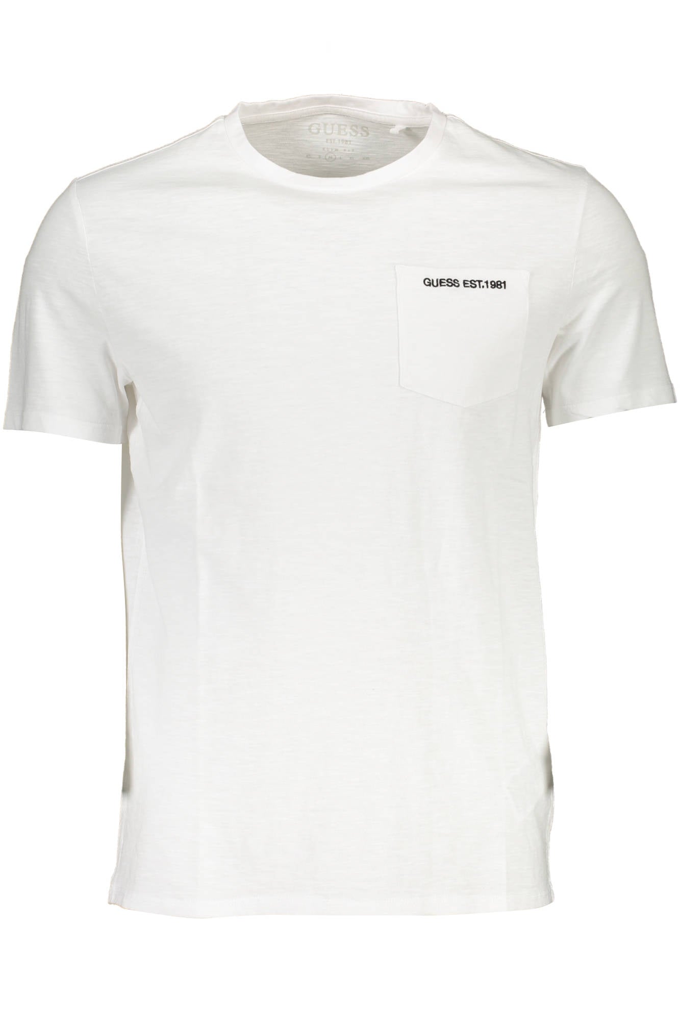 "GUESS JEANS T-SHIRT MANICHE CORTE UOMO BIANCO"