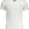 "GUESS JEANS T-SHIRT MANICHE CORTE UOMO BIANCO"