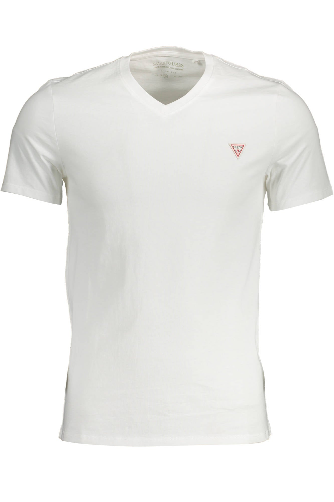 "GUESS JEANS T-SHIRT MANICHE CORTE UOMO BIANCO"