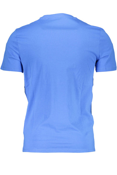 "GUESS JEANS T-SHIRT MANICHE CORTE UOMO BLU"