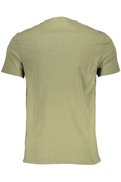 "GUESS JEANS T-SHIRT MANICHE CORTE UOMO VERDE"