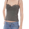 "JOHN GALLIANO TOP DONNA VERDE"
