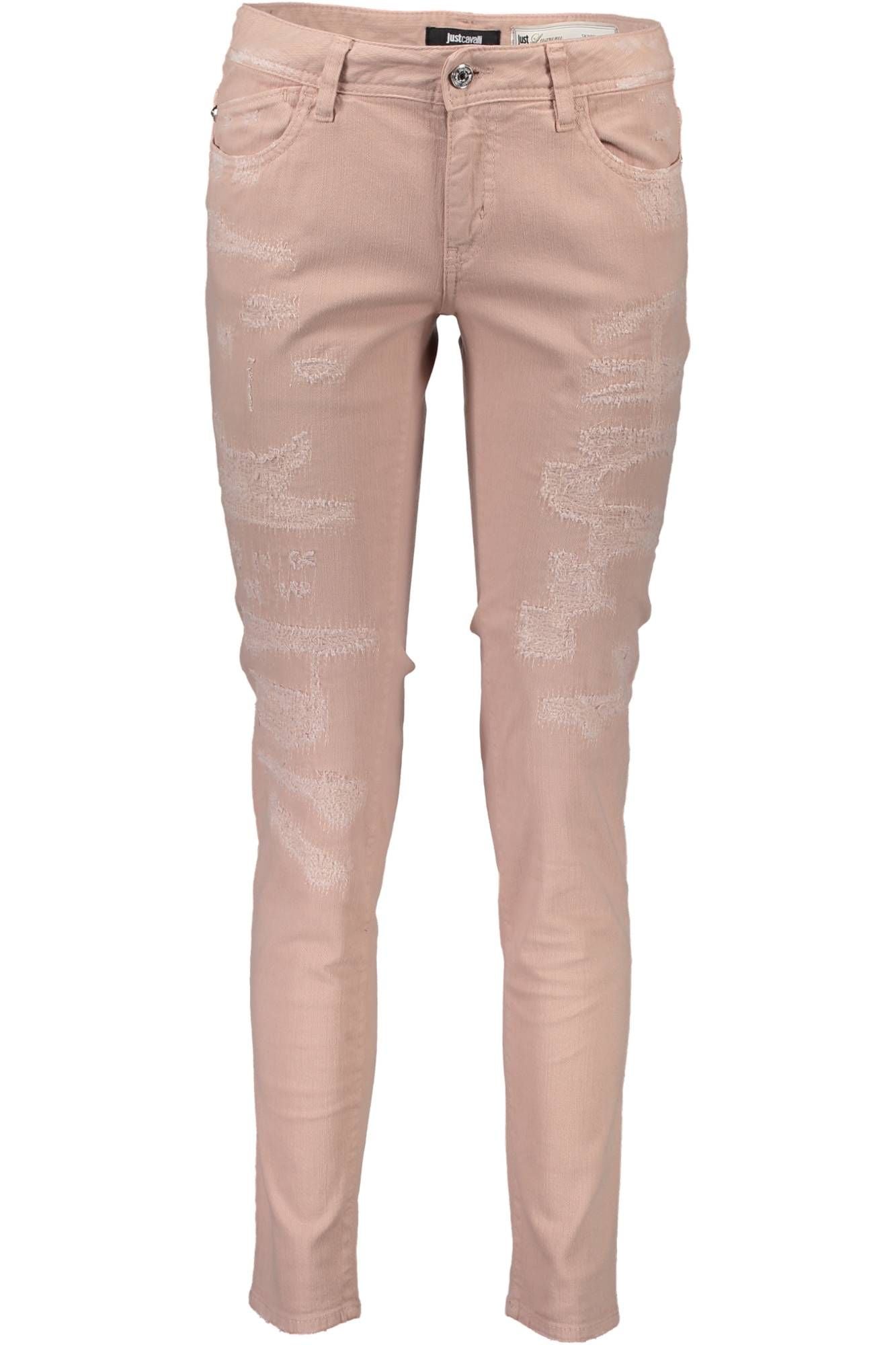 "JUST CAVALLI PANTALONE DONNA ROSA"
