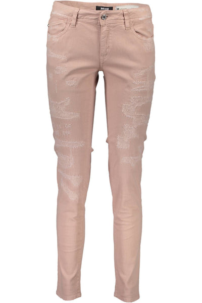 "JUST CAVALLI PANTALONE DONNA ROSA"