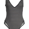 "KARL LAGERFELD BEACHWEAR COSTUME INTERO DONNA NERO"