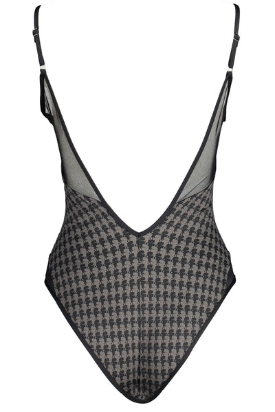 "KARL LAGERFELD BEACHWEAR COSTUME INTERO DONNA NERO"