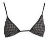 "KARL LAGERFELD BEACHWEAR COSTUME PARTE SOPRA DONNA NERO"