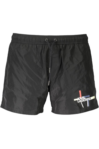 "KARL LAGERFELD BEACHWEAR COSTUME PARTE SOTTO UOMO NERO"