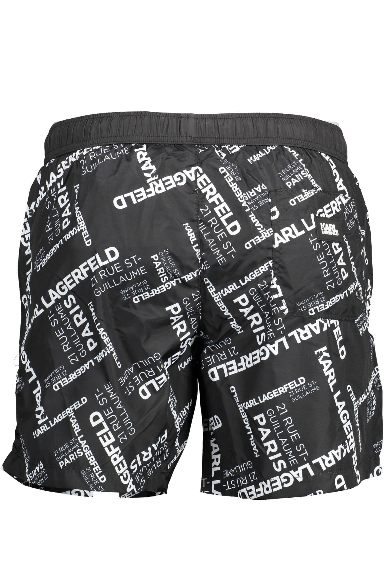 "KARL LAGERFELD BEACHWEAR COSTUME PARTE SOTTO UOMO NERO"
