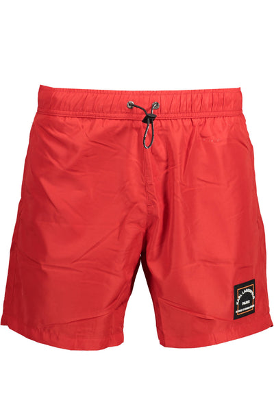 "KARL LAGERFELD BEACHWEAR COSTUME PARTE SOTTO UOMO ROSSO"