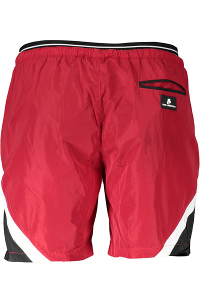 "KARL LAGERFELD BEACHWEAR COSTUME PARTE SOTTO UOMO ROSSO"