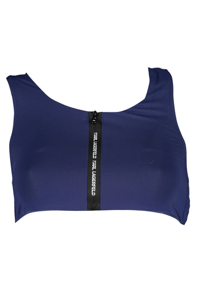 "KARL LAGERFELD COSTUME PARTE SOPRA DONNA BLU"