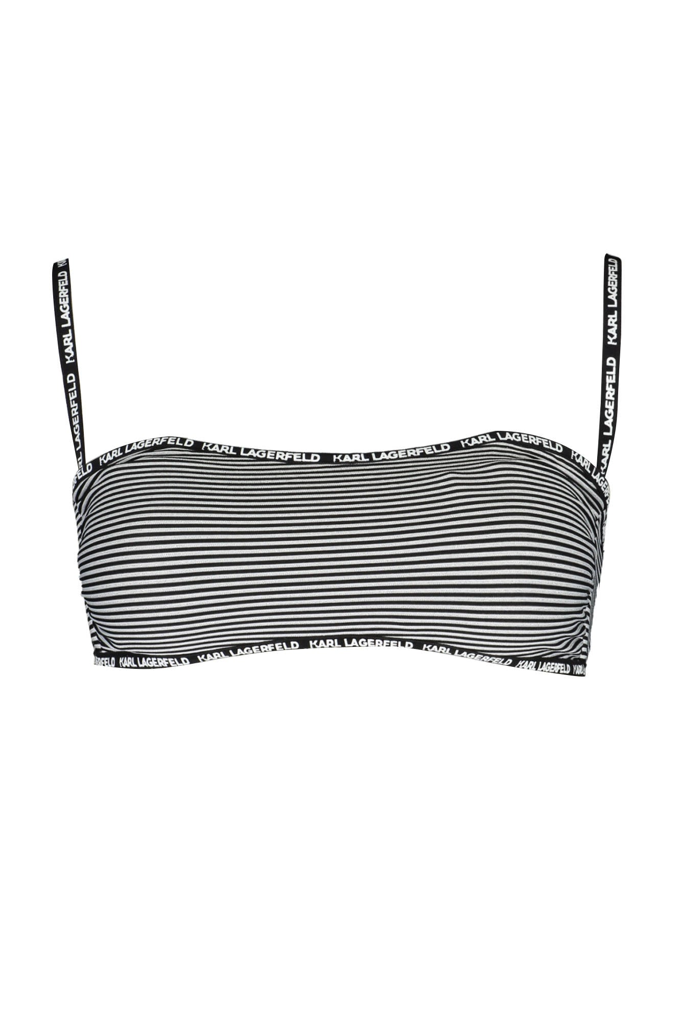"KARL LAGERFELD COSTUME PARTE SOPRA DONNA NERO"