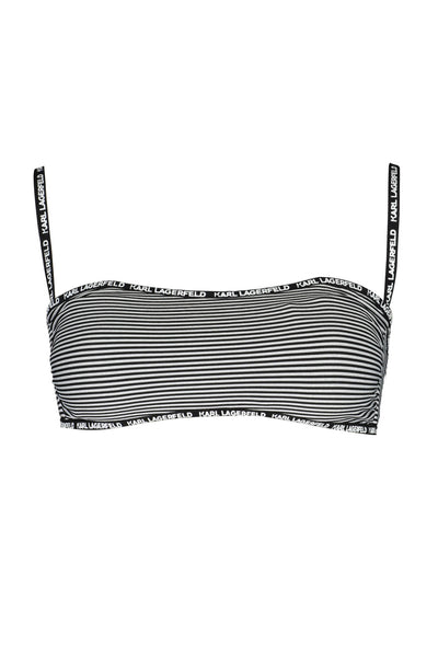 "KARL LAGERFELD COSTUME PARTE SOPRA DONNA NERO"