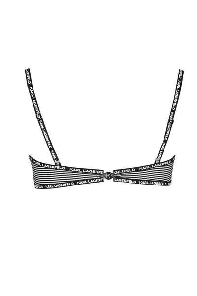 "KARL LAGERFELD COSTUME PARTE SOPRA DONNA NERO"