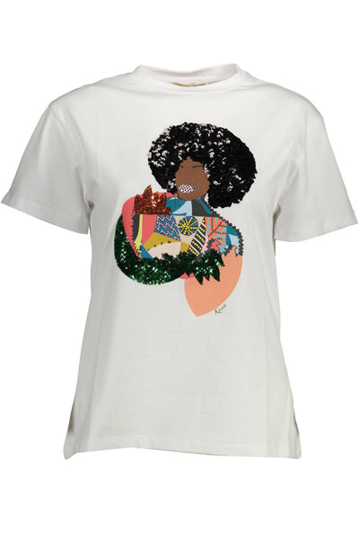 "KOCCA T-SHIRT MANICHE CORTE DONNA BIANCO"