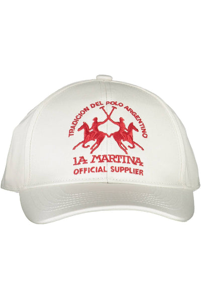 "LA MARTINA CAPPELLO UOMO BIANCO"