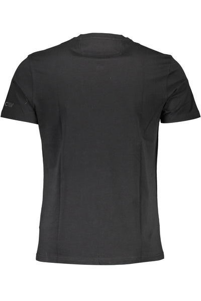 "LA MARTINA T-SHIRT MANICHE CORTE UOMO NERO"