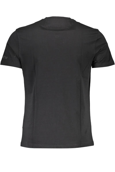 "LA MARTINA T-SHIRT MANICHE CORTE UOMO NERO"