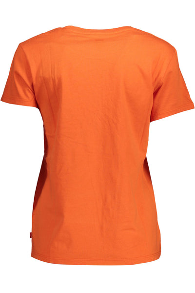 "LEVI'S T-SHIRT MANICHE CORTE DONNA ARANCIO"