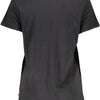 "LEVI'S T-SHIRT MANICHE CORTE DONNA NERO"