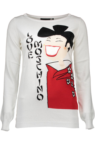 "LOVE MOSCHINO MAGLIA DONNA BIANCO"