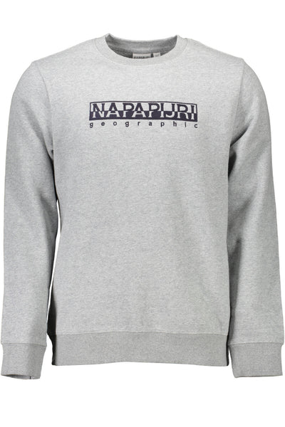 "NAPAPIJRI FELPA SENZA ZIP UOMO GRIGIO"