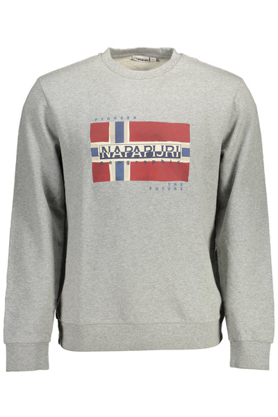 "NAPAPIJRI FELPA SENZA ZIP UOMO GRIGIO"
