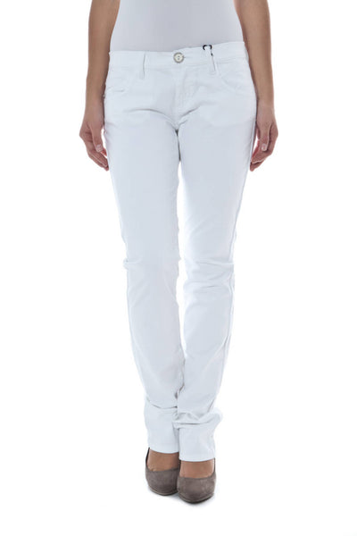 "PHARD PANTALONE DONNA BIANCO"