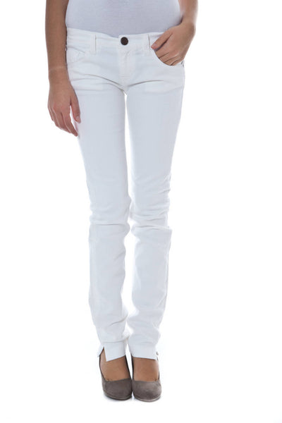 "PHARD PANTALONE DONNA BIANCO"
