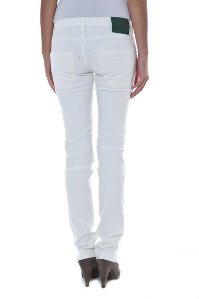 "PHARD PANTALONE DONNA BIANCO"
