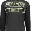 "PLEIN SPORT FELPA CON ZIP UOMO NERO"