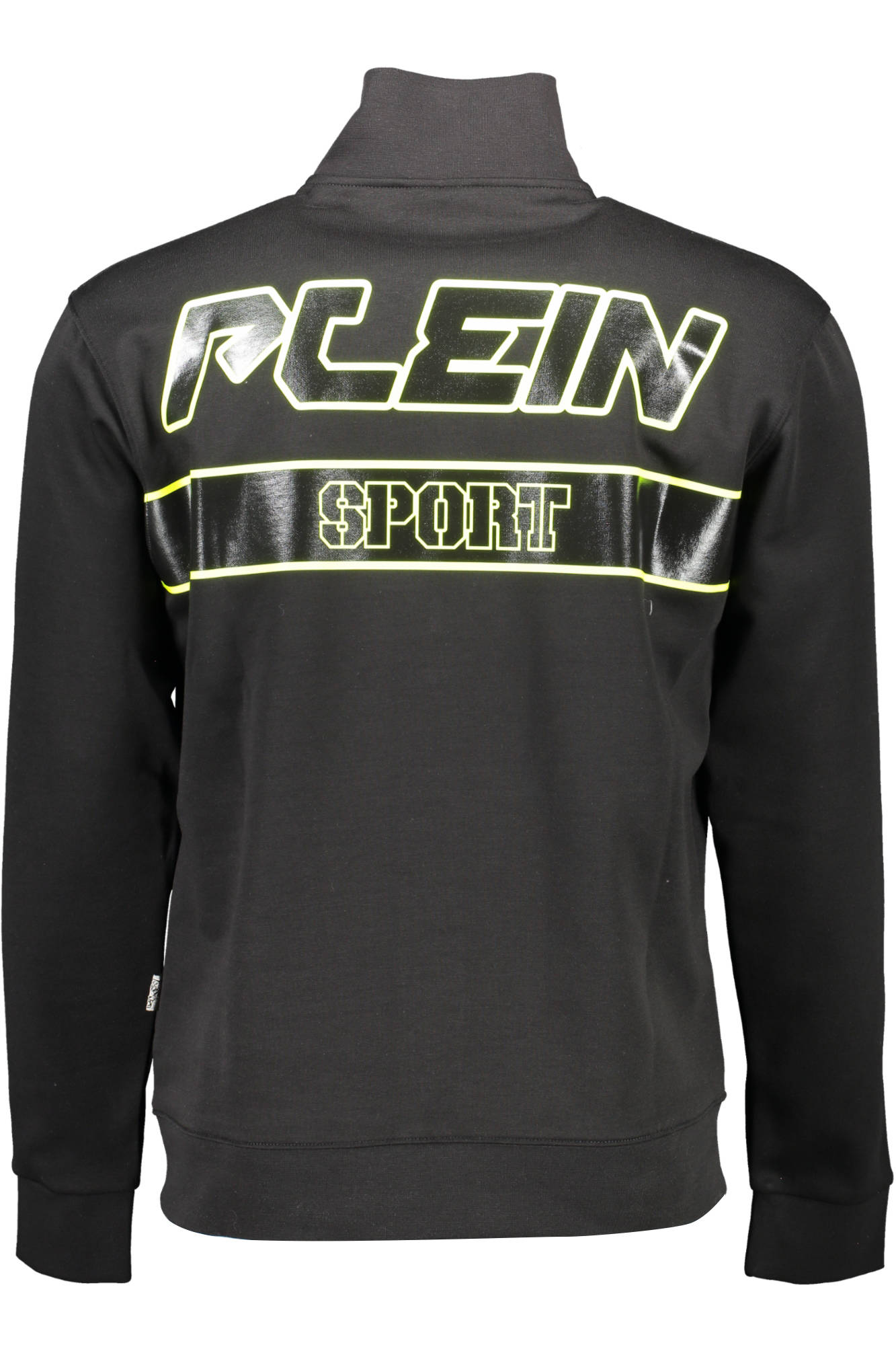 "PLEIN SPORT FELPA CON ZIP UOMO NERO"
