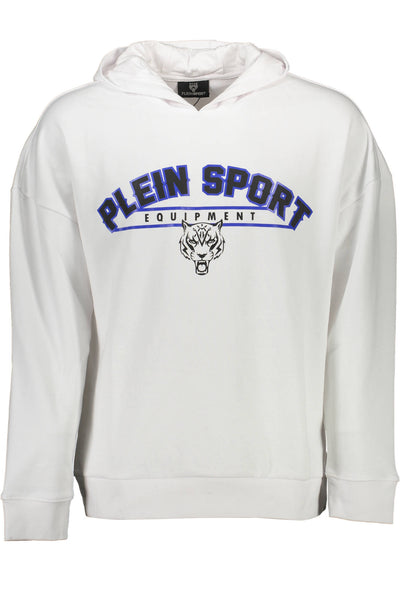 "PLEIN SPORT FELPA SENZA ZIP UOMO BIANCO"