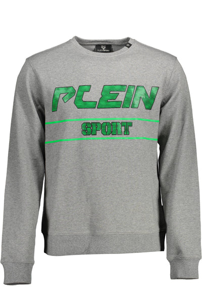 "PLEIN SPORT FELPA SENZA ZIP UOMO GRIGIO"