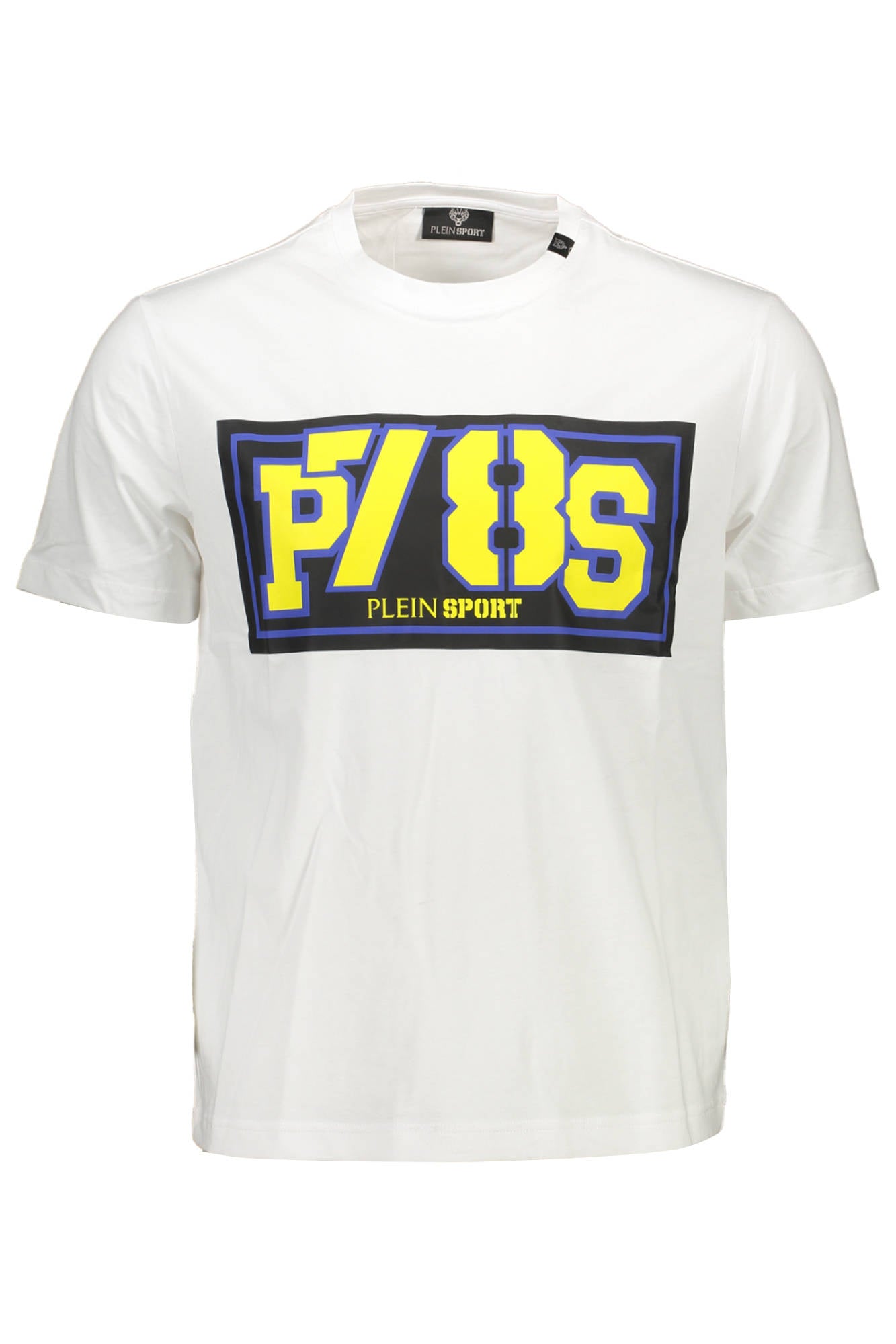"PLEIN SPORT T-SHIRT MANICHE CORTE UOMO BIANCO"