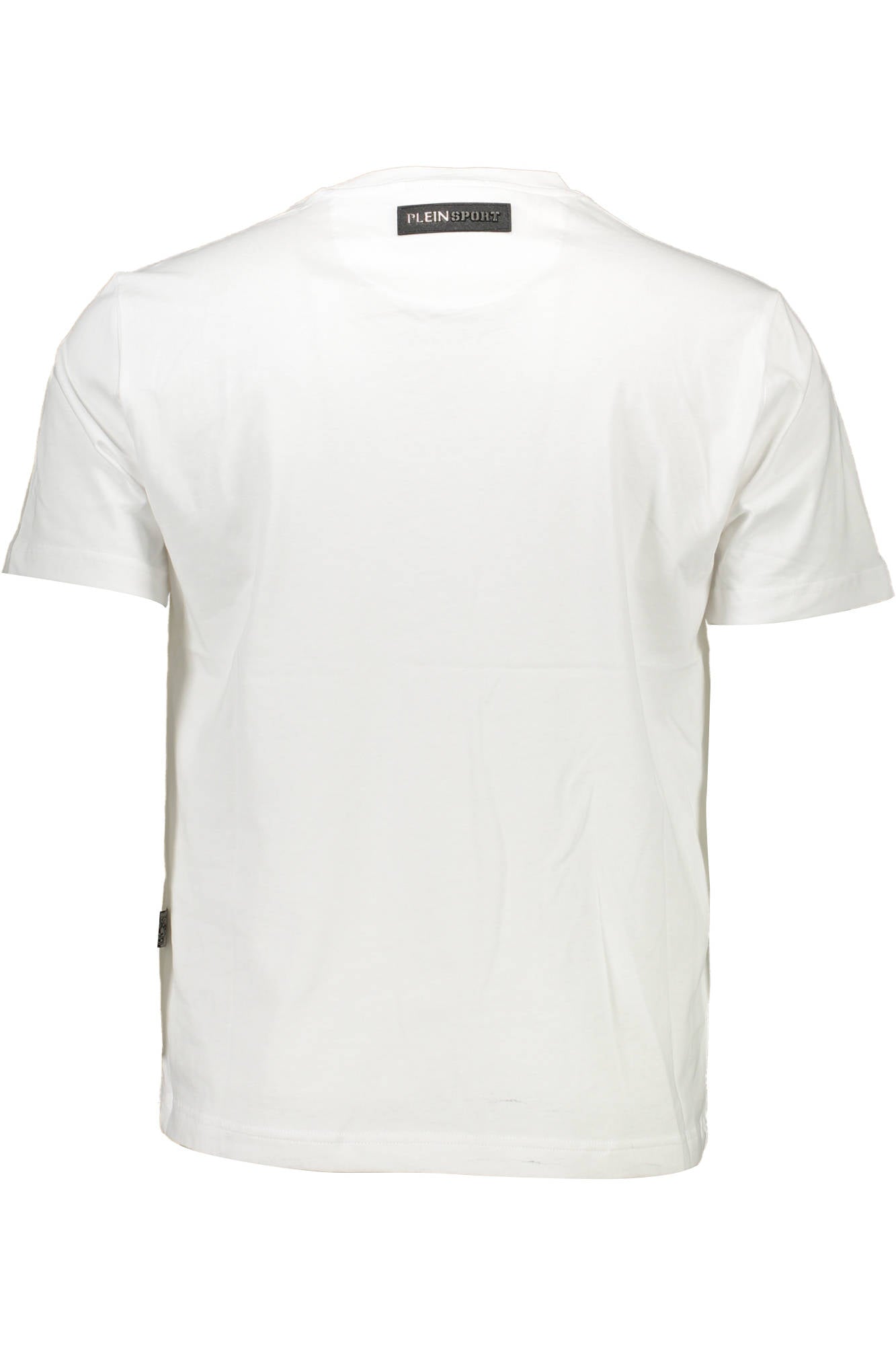"PLEIN SPORT T-SHIRT MANICHE CORTE UOMO BIANCO"