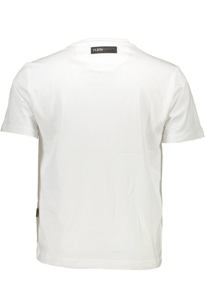 "PLEIN SPORT T-SHIRT MANICHE CORTE UOMO BIANCO"