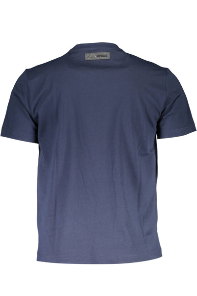 "PLEIN SPORT T-SHIRT MANICHE CORTE UOMO BLU"