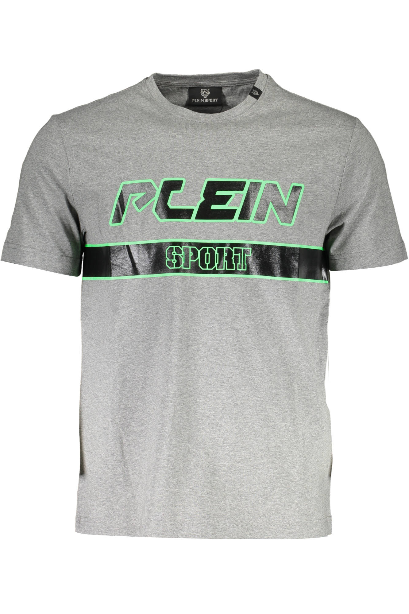"PLEIN SPORT T-SHIRT MANICHE CORTE UOMO GRIGIO"