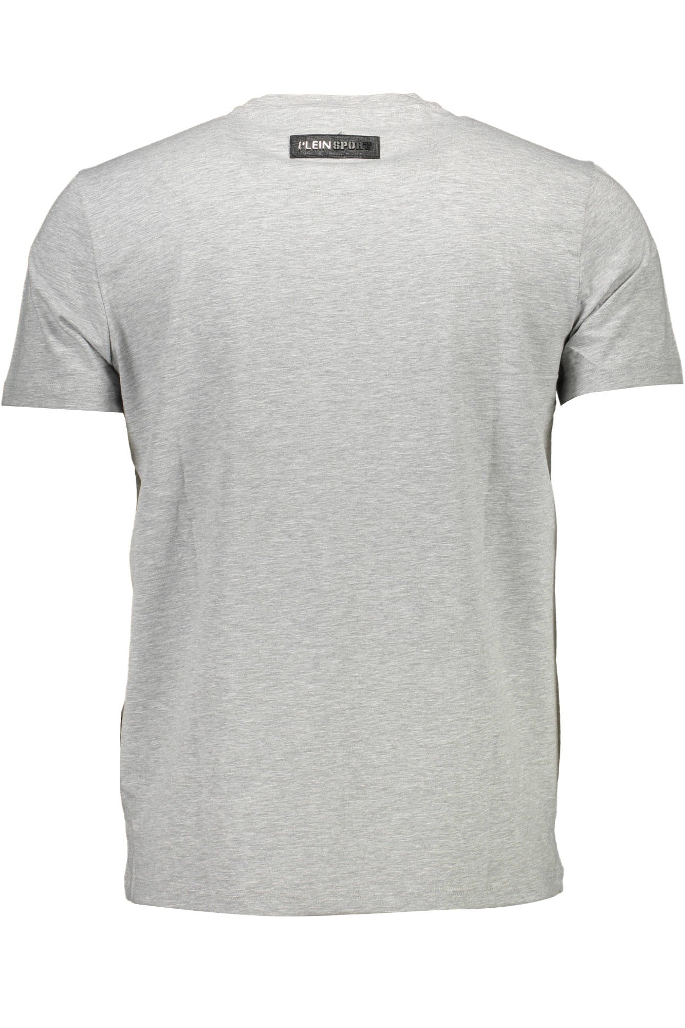 "PLEIN SPORT T-SHIRT MANICHE CORTE UOMO GRIGIO"