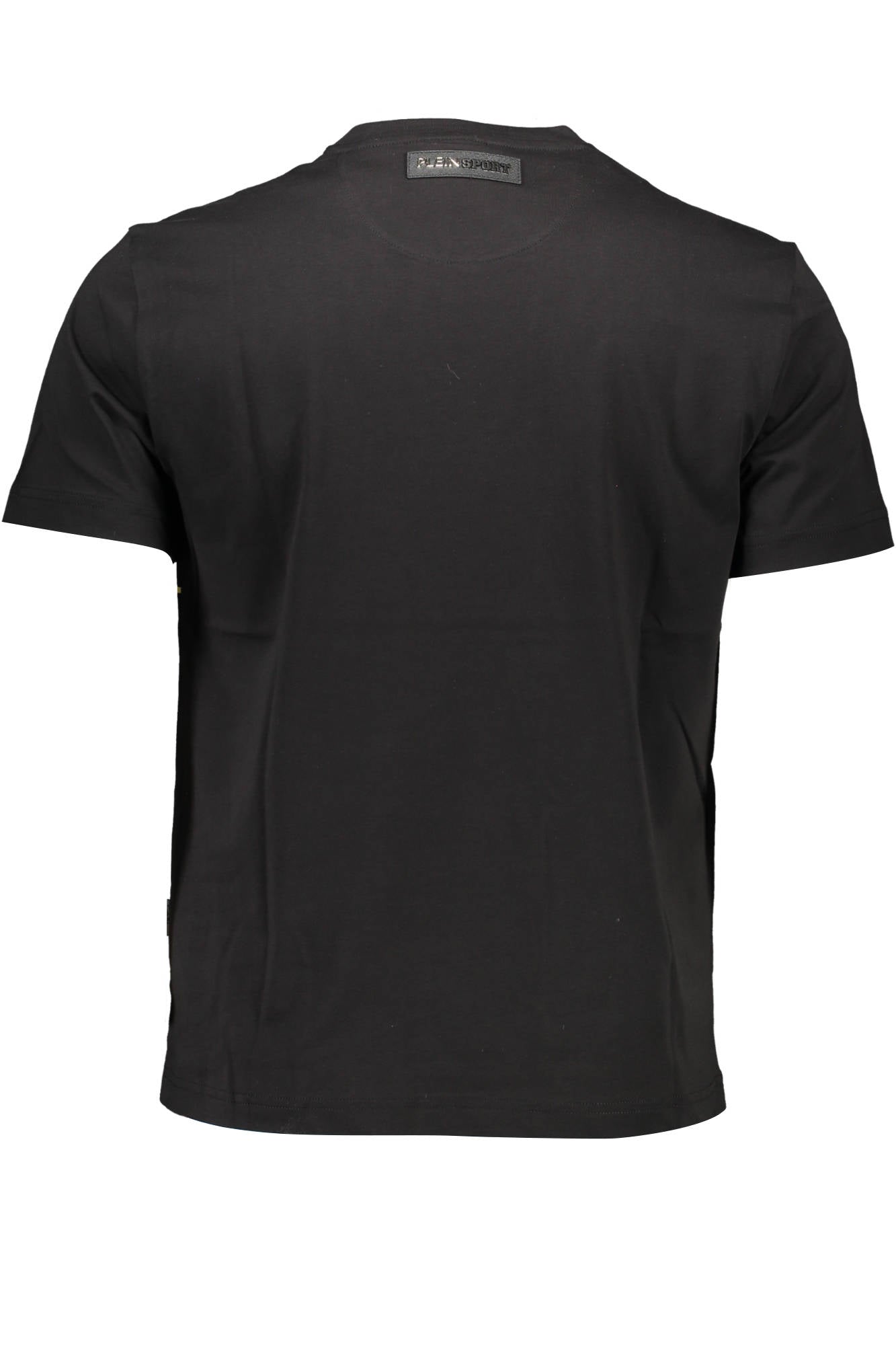 "PLEIN SPORT T-SHIRT MANICHE CORTE UOMO NERO"