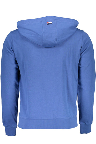 "U.S. POLO FELPA CON ZIP UOMO BLU"
