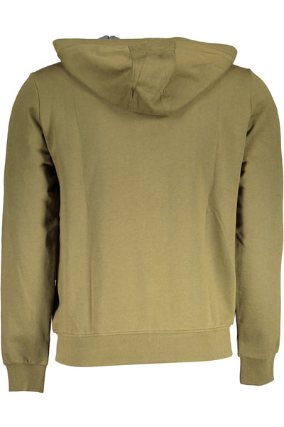 "U.S. POLO FELPA CON ZIP UOMO VERDE"
