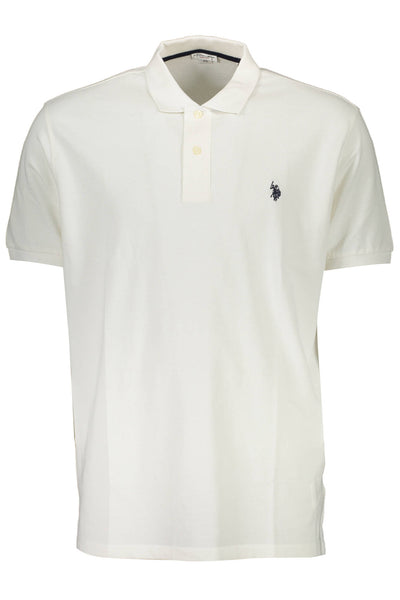 "U.S. POLO POLO MANICHE CORTE UOMO BIANCO"